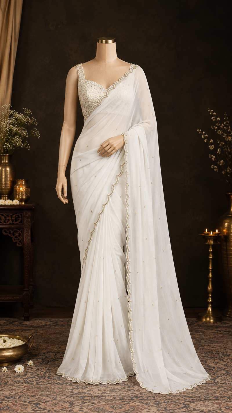 Meher Georgette Saree
