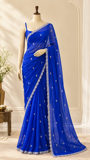 Nazaara Georgette Saree